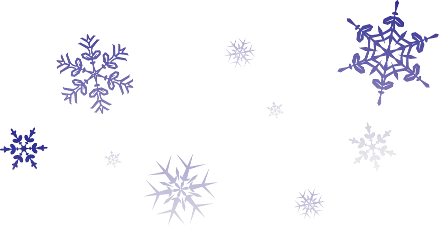 Snowflakes for Winter Holiday