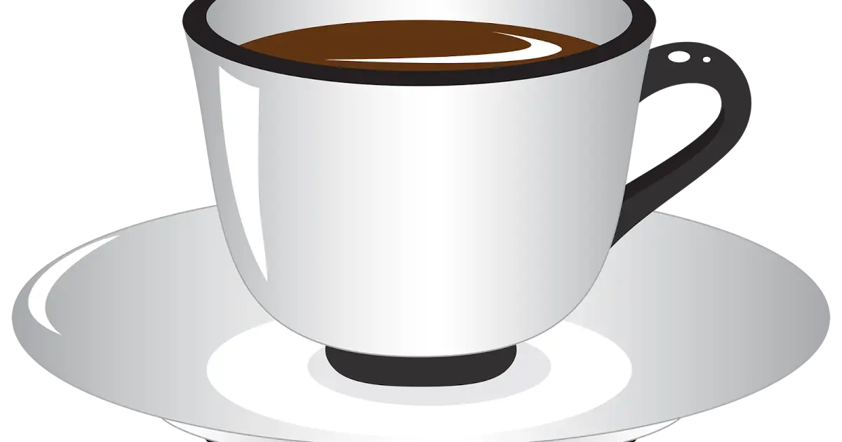 Steaming Coffee Cup in a Saucer