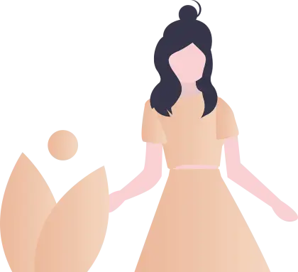 Modern Woman Design in Gradient Style