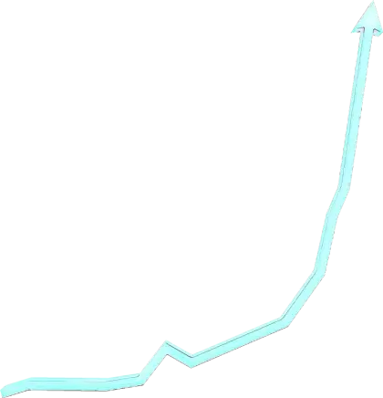 Blue Upward Arrow