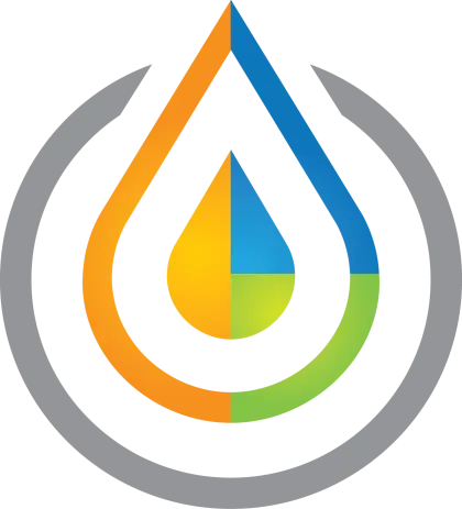 Colorful Water Conservation Logo