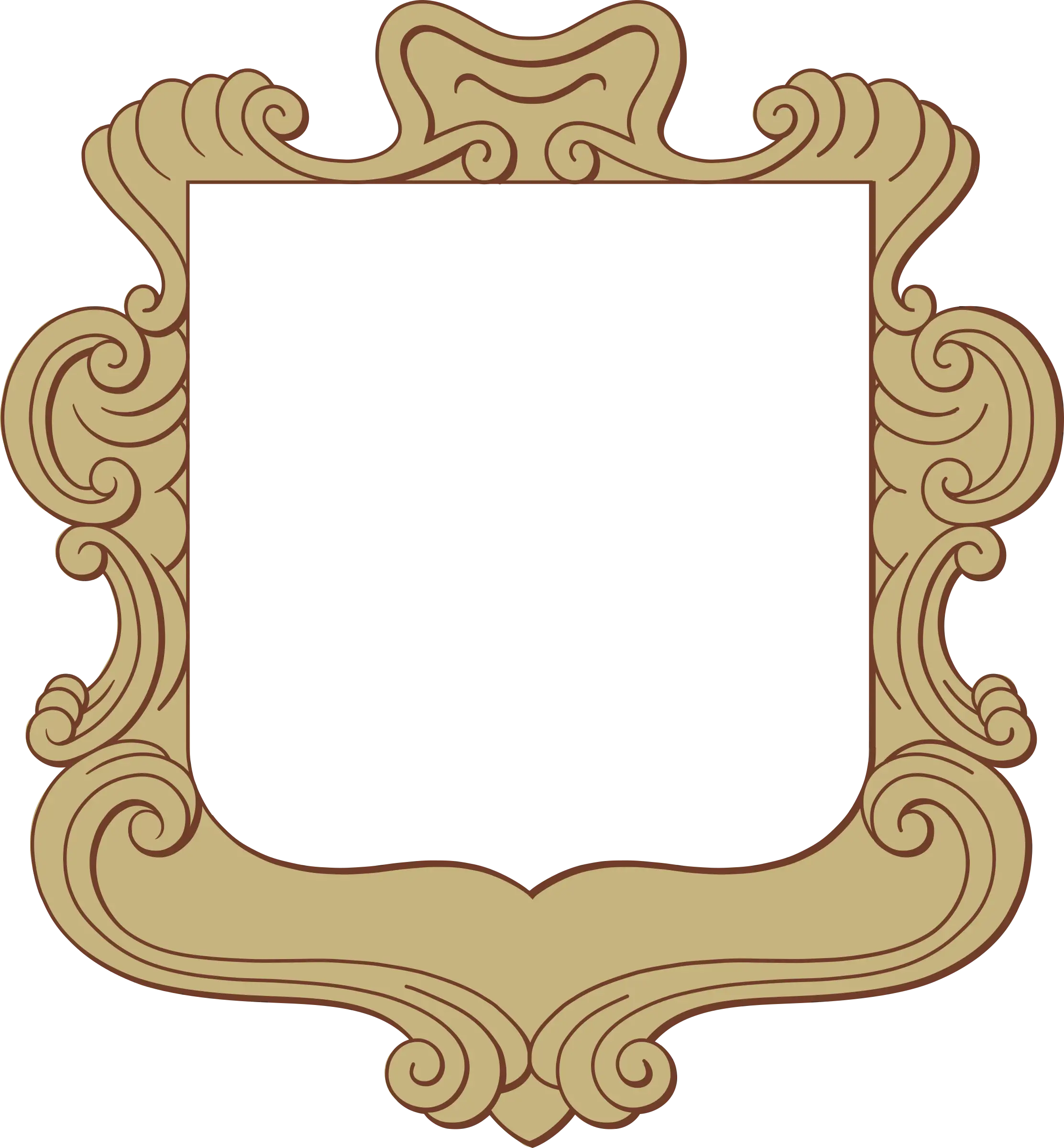 Ornate Empty Picture Frame