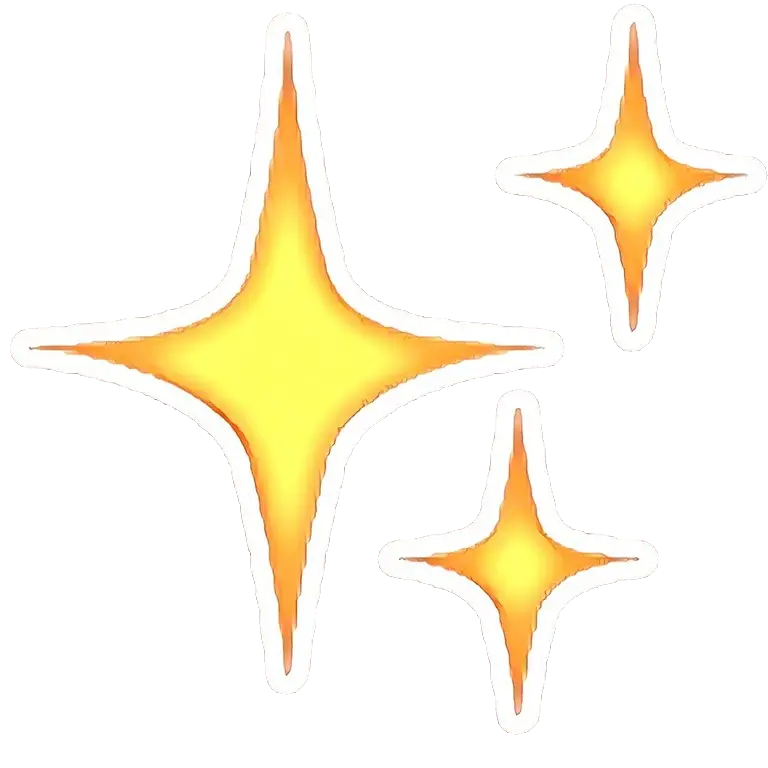 Shimmering Yellow Sparkles with Radiant Glow