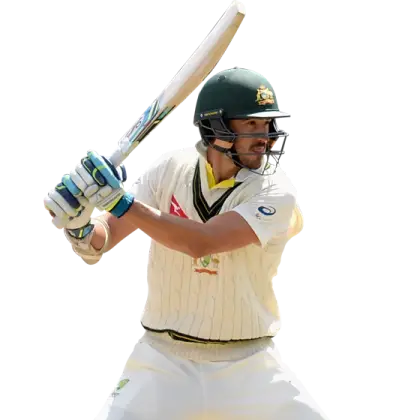 Cricket Player in Action