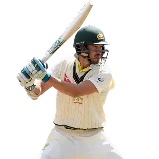 Cricket Player in Action