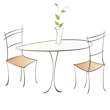 Simple Table and Chairs
