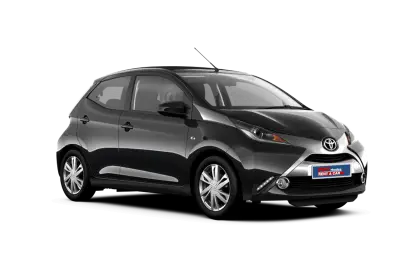 Dark Compact City Car