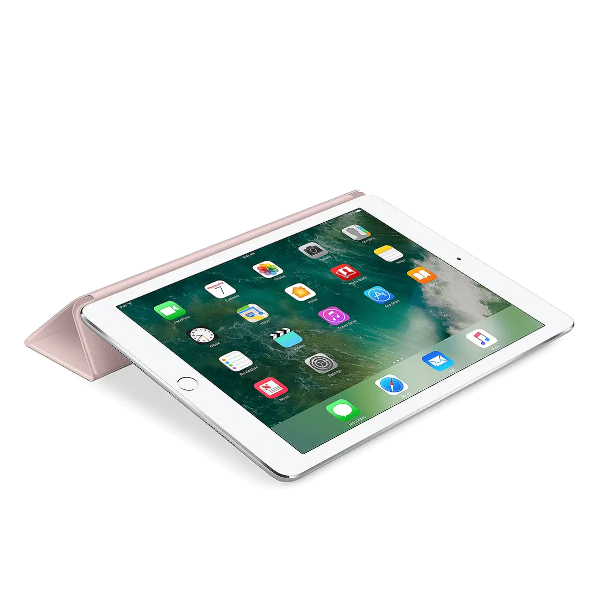 Modern Tablet Device with Screen and Case