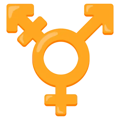 Orange Transgender Symbol