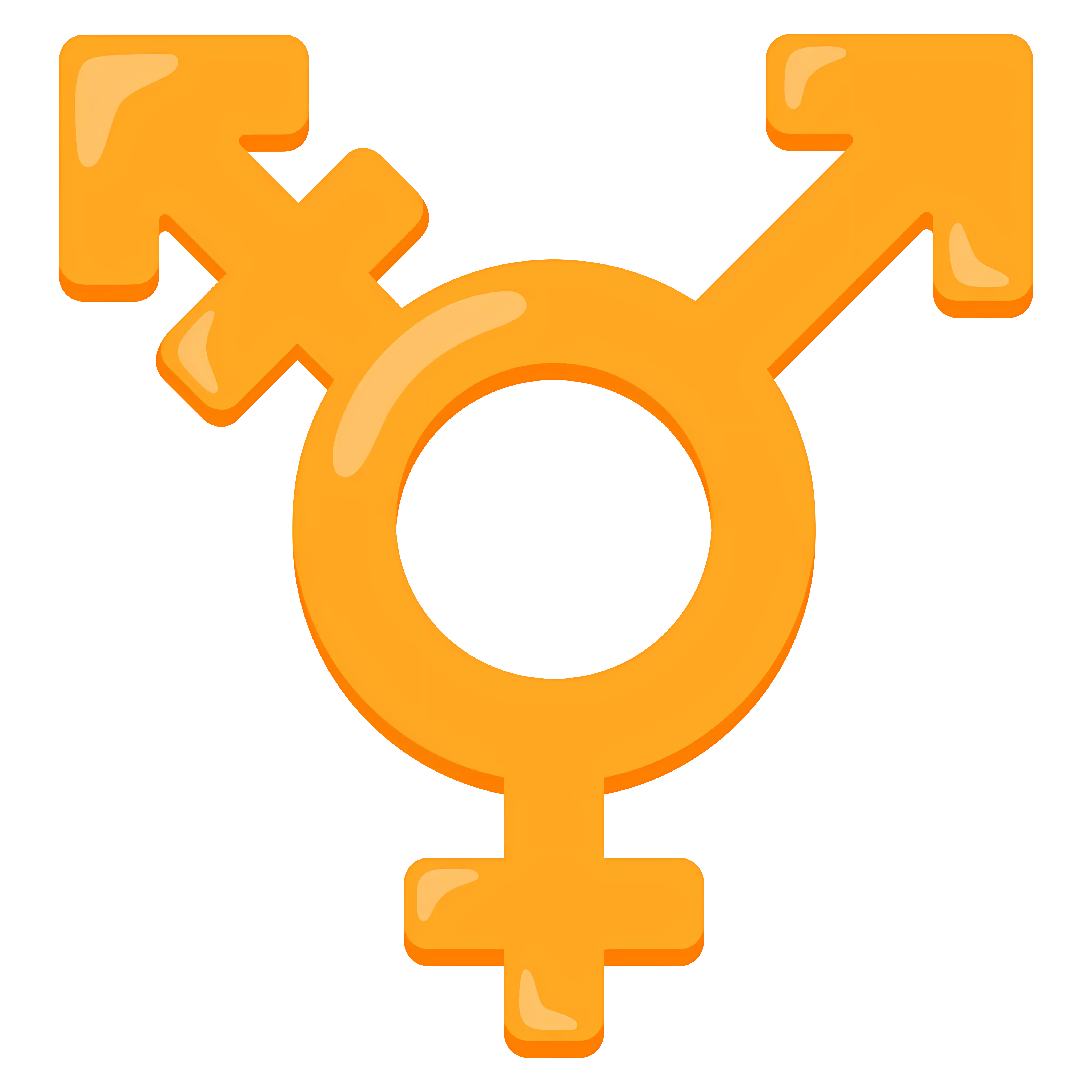 Orange Transgender Symbol