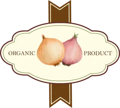 Organic Onions Label