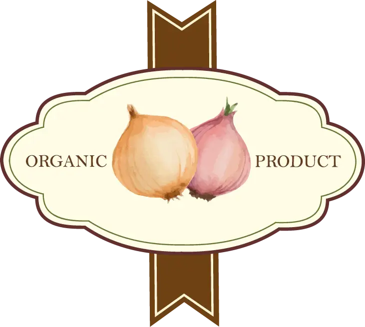 Organic Onions Label