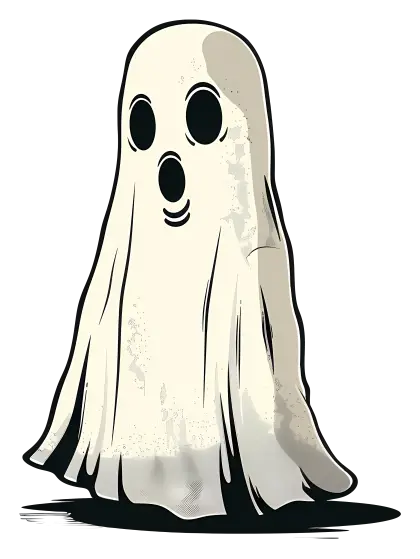 Spooky Ghost Character