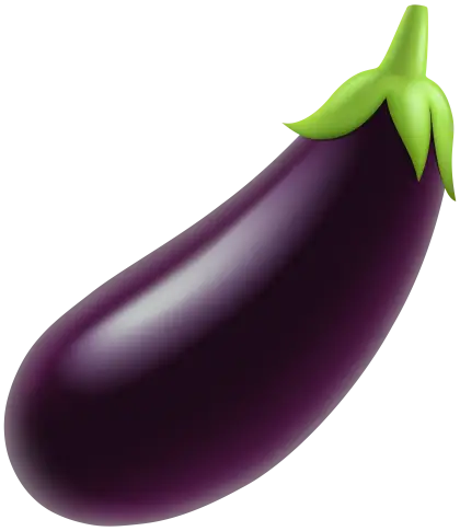 Eggplant Emoji - Fresh Vegetable Representation