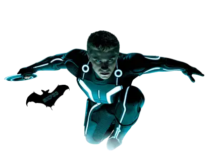 Sci-Fi Character with Disc