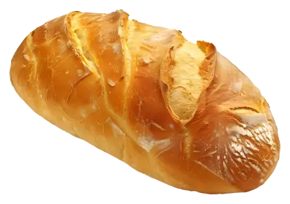 Golden Fresh Loaf of Bread