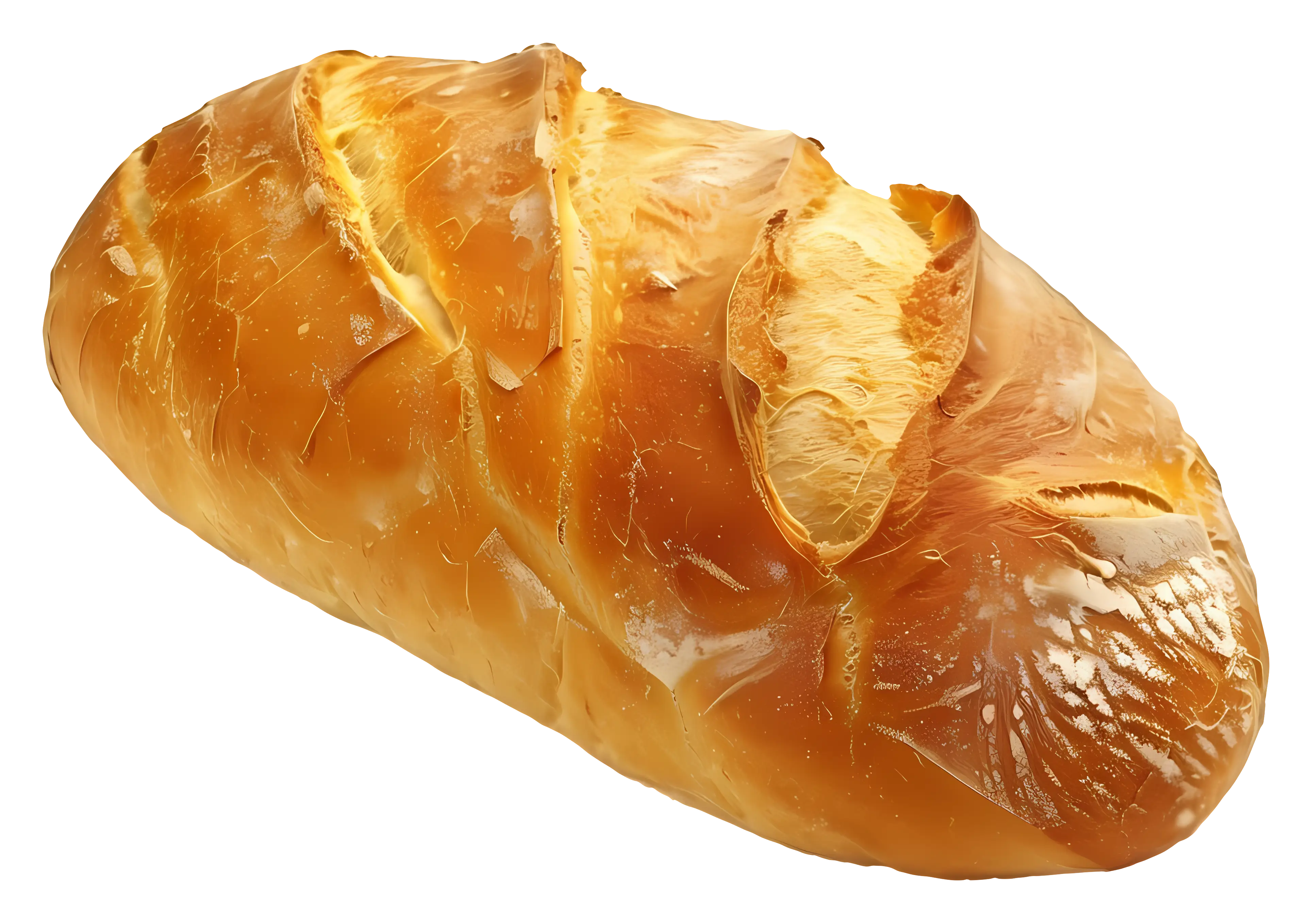 Golden Fresh Loaf of Bread