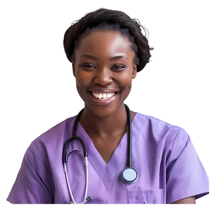 Smiling Female Doctor with Stethoscope