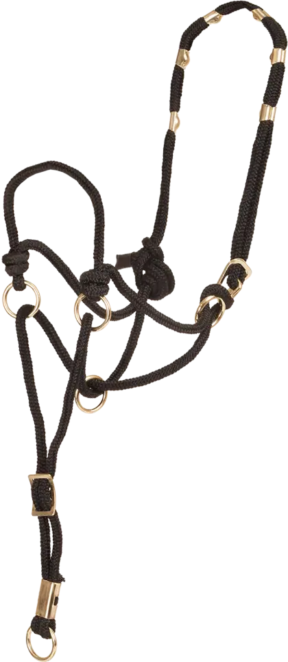 Black Rope Halter