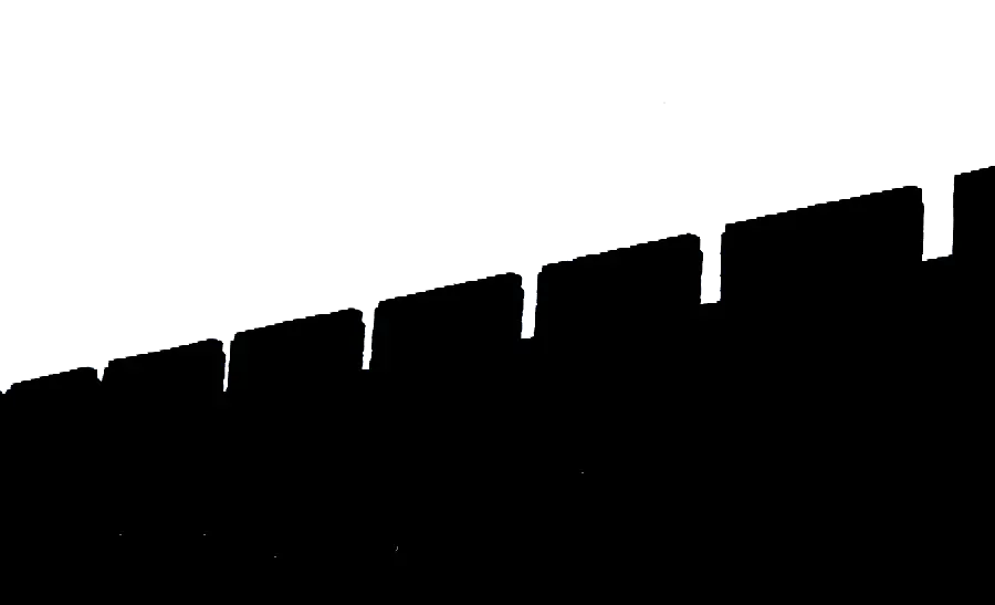 Castle Wall Silhouette