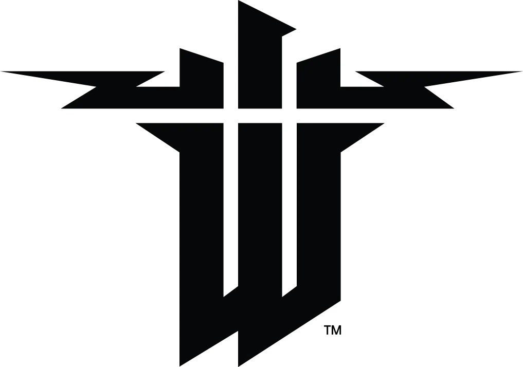Stylized Black Emblem Logo Design