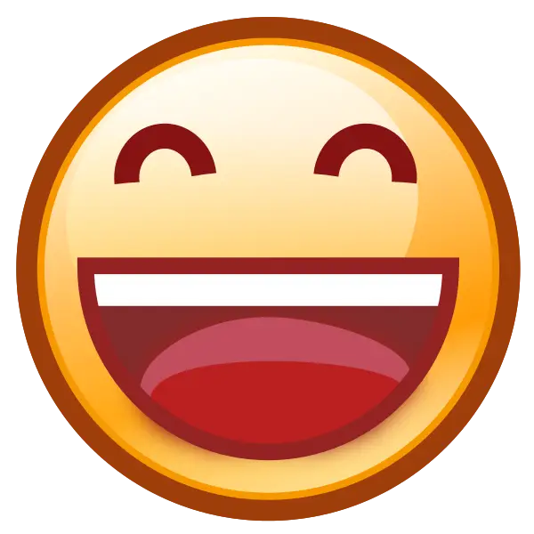 Joyful Smiling Emoji Illustration