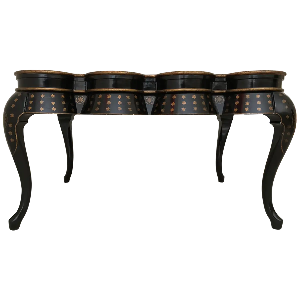 Elegant Wooden Table with Decorative Legs