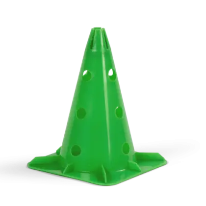Green Plastic Cone for Sports or Safety