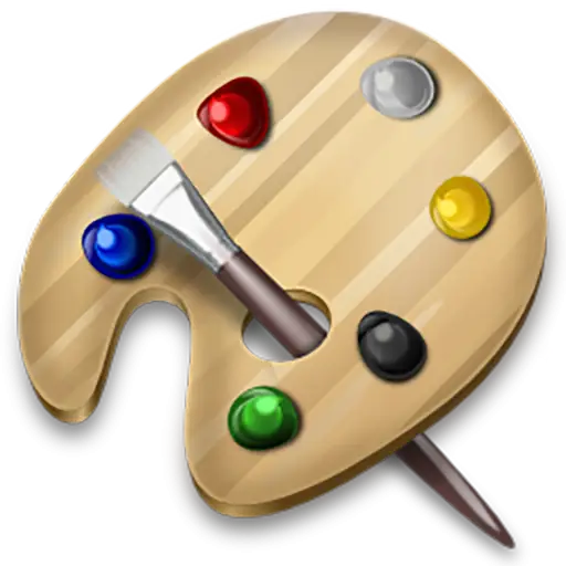 Paint Palette and Brush for Artistic Creativity