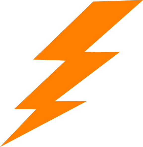 Powerful Lightning Bolt Symbol