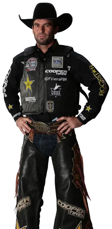 Western Cowboy in Rodeo Gear
