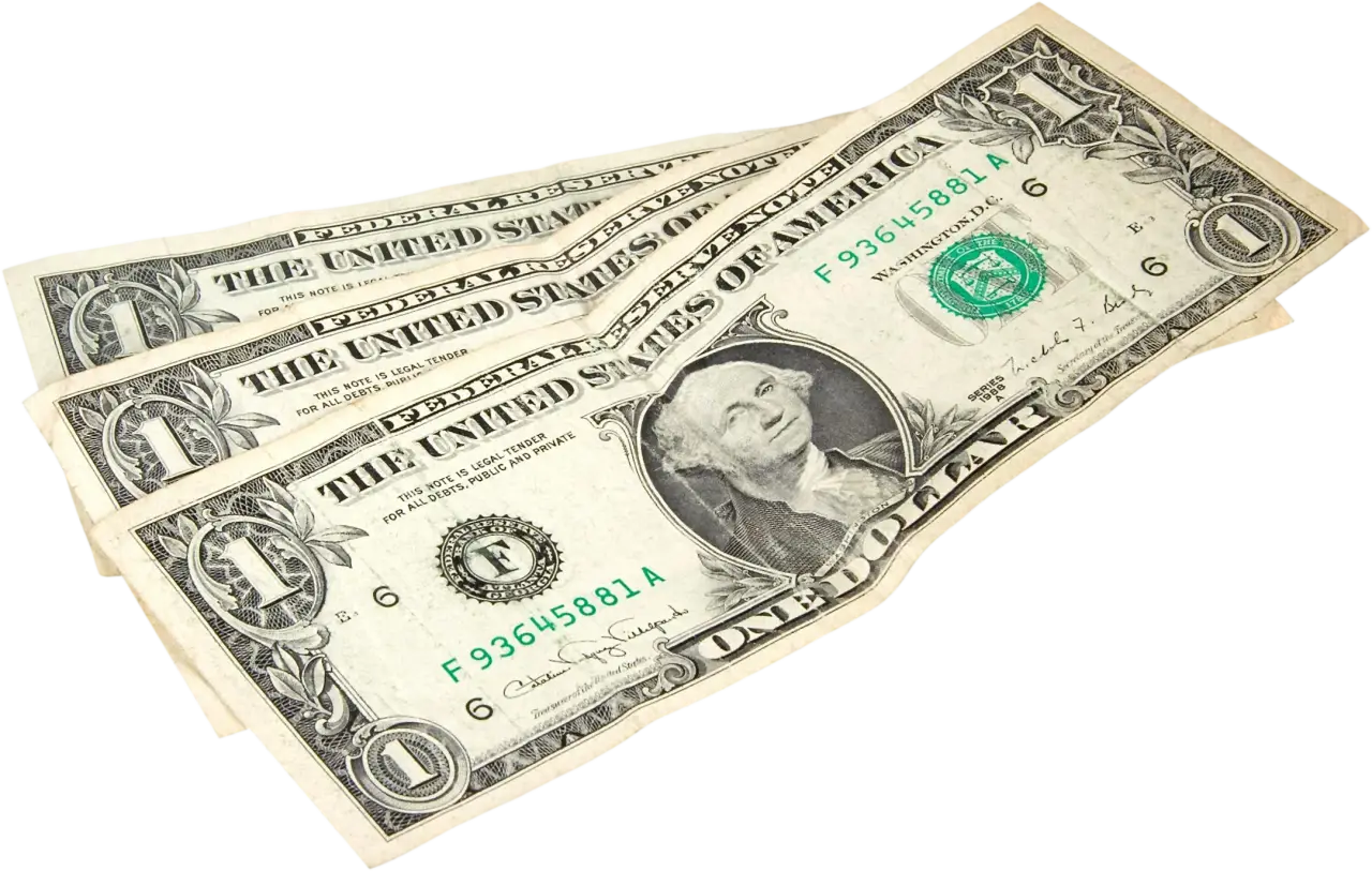 Stack of One Dollar Bills