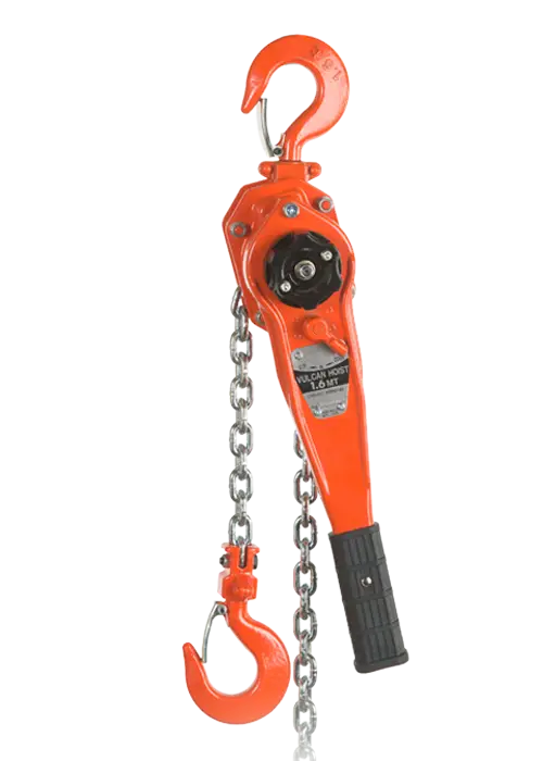 Orange Chain Hoist Tool
