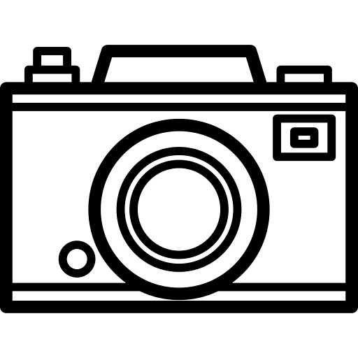 Camera Outline for Photography Icon