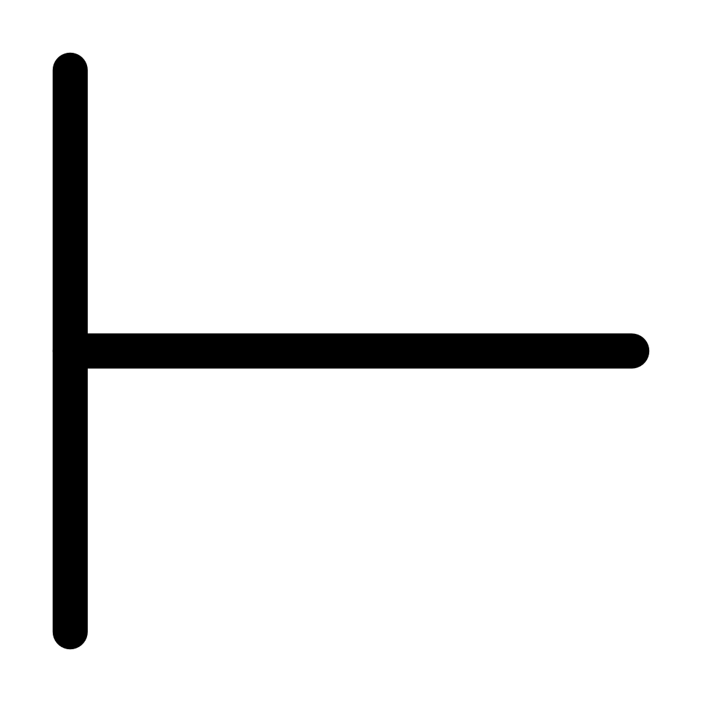 Left Horizontal Arrow Symbol