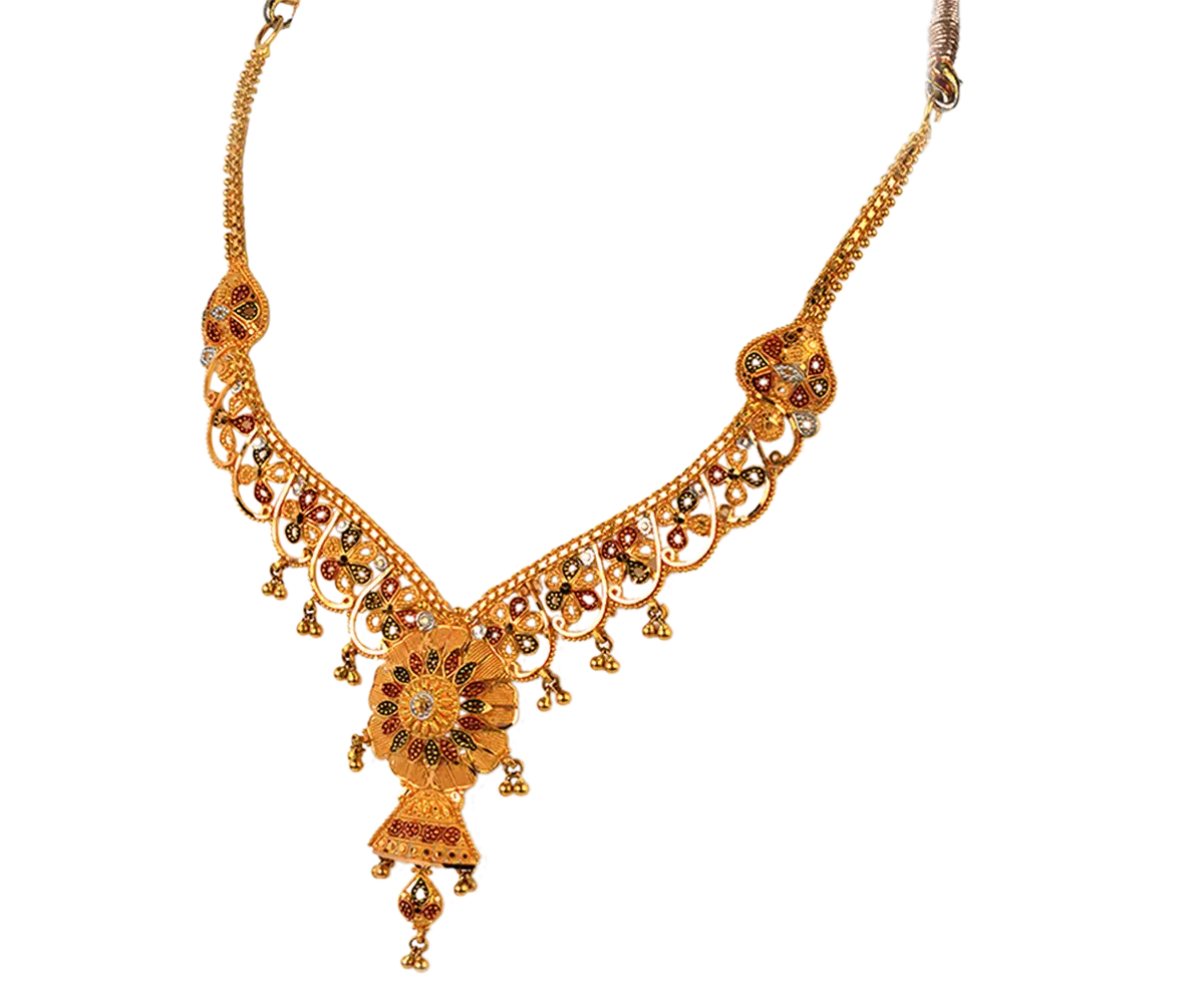 Beautiful Gold Ornamental Necklace