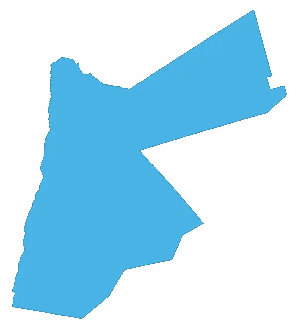Map of Jordan