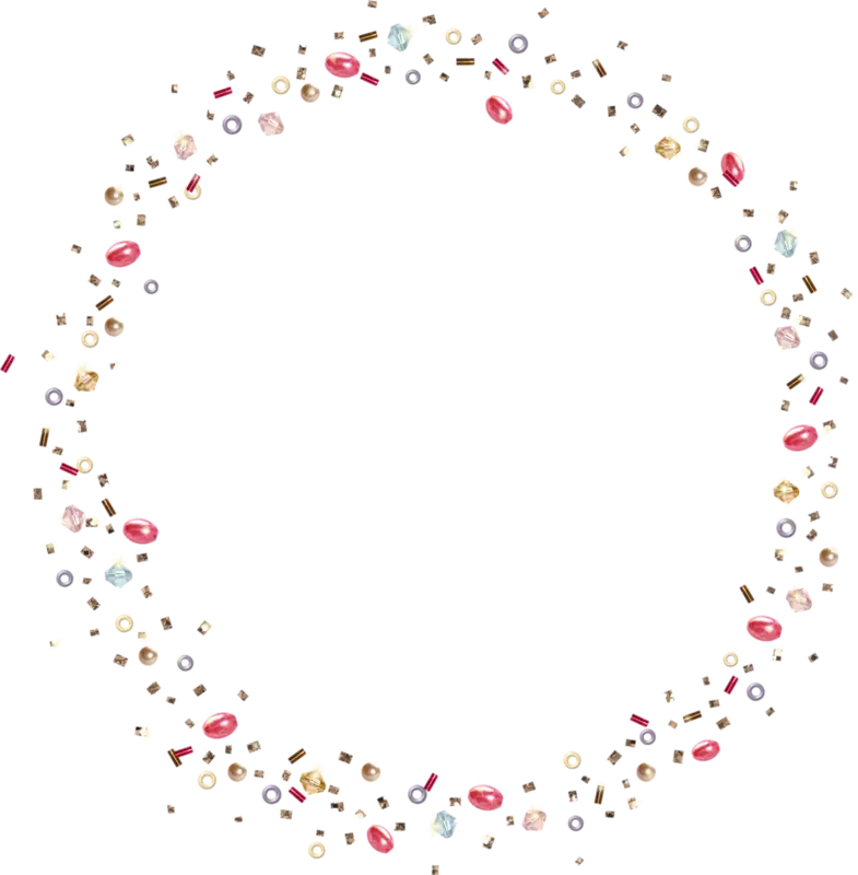 Confetti Circle Frame