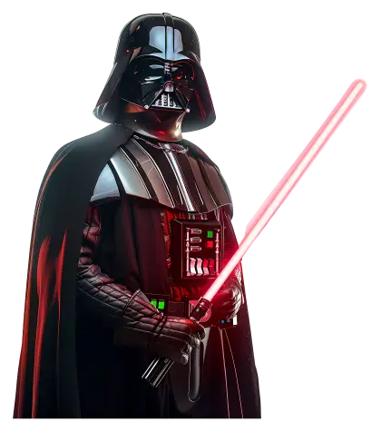 Darth Vader with Lightsaber