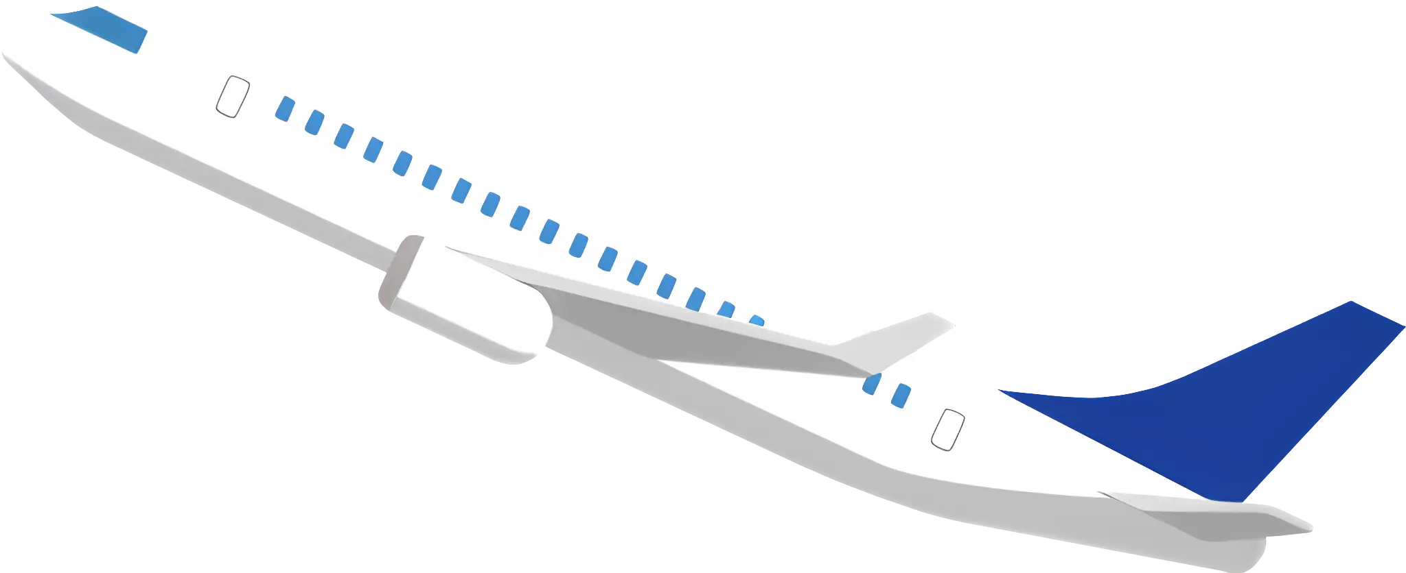 Airplane Taking Off in Motion