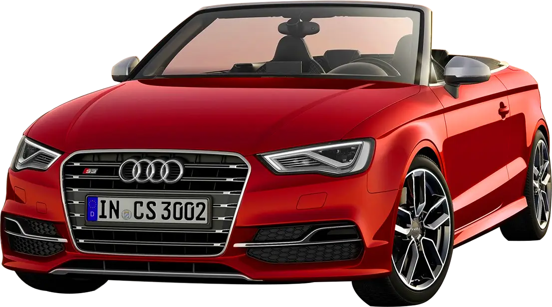 Red Convertible Car Illustration