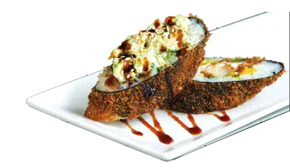 Delicious Sushi on Plate