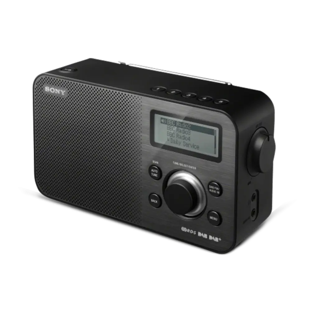 Black Portable Radio Device