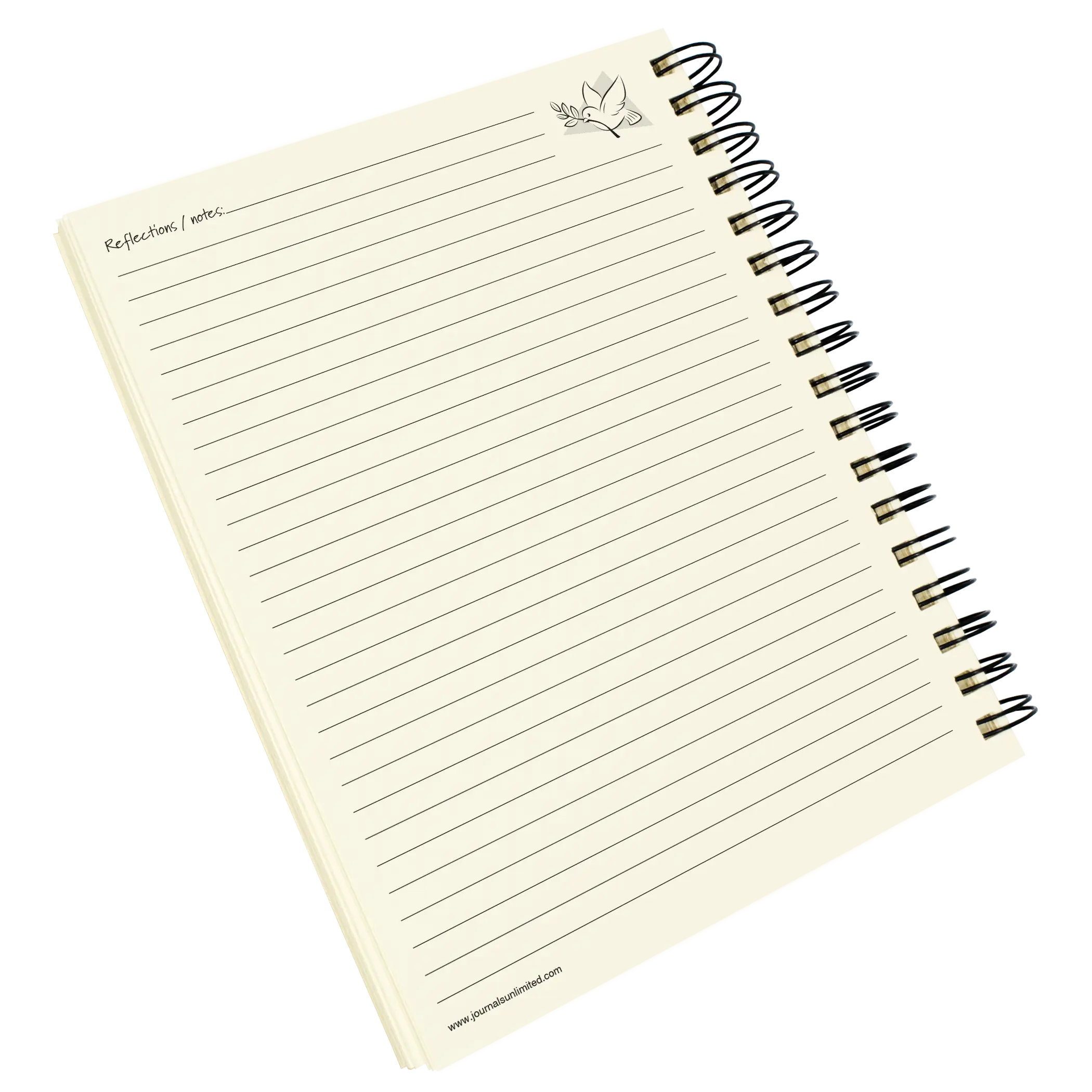Spiral Notebook with Lined Pages