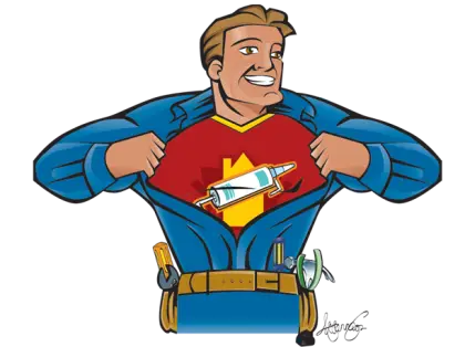 Superhero with Tools