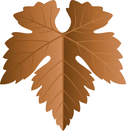 Brown Maple Leaf Illustration