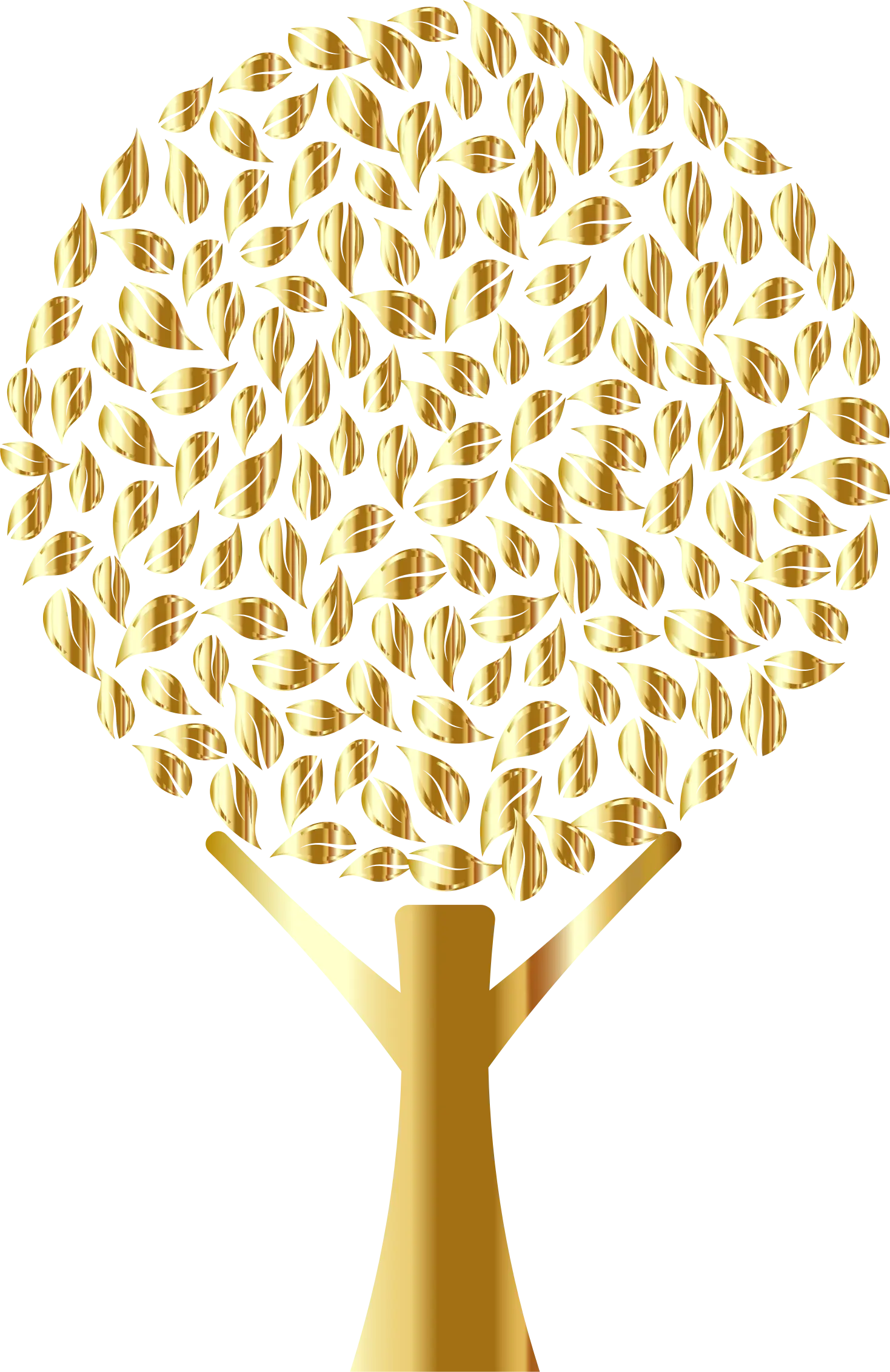 Golden Tree Illustration