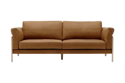 Brown Leather Sofa for Modern Interiors