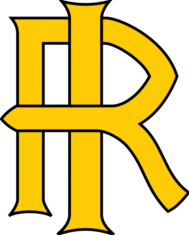 Stylized Golden Letter R Logo Design