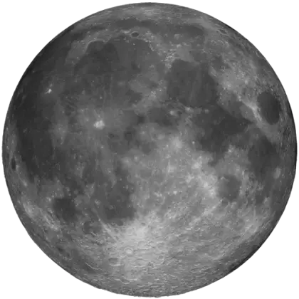 Realistic Full Moon Illustration